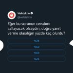 11 Bin Kişinin Yanıtladığı Beyin Yakan Sorunun Cevabı