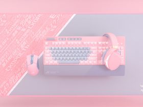 ASUS'dan Gri ve Pembe Renkli Oyuncu Ekipmanları