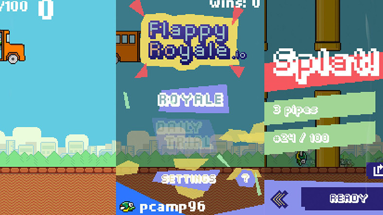 Flappy Bird'ün Battle Royale Modlu Oyunu Çıktı