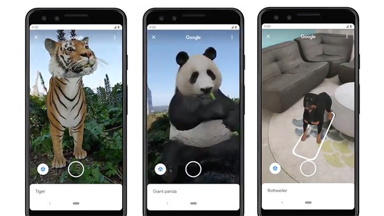 Google, Arama'ya Artırılmış Gerçeklik Hayvanları Ekledi